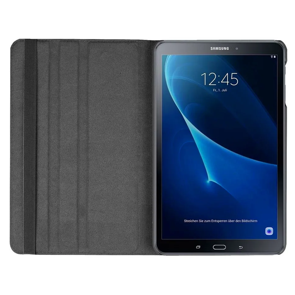 Кожаный чехол-подставка с поворотом на 360 градусов для Samsung Galaxy Tab A a6 10 1 2016 T580 T585