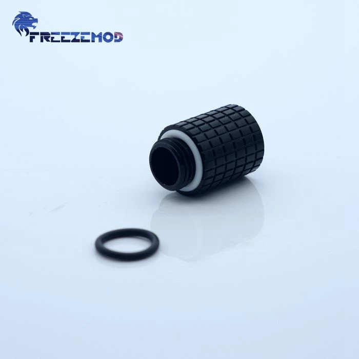 FREEZEMOD медный удлинитель с штекером на гнездо 20 мм резьба G1/4 '' компьютер кулер