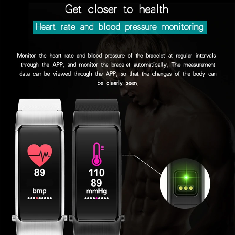 Смарт браслет B31 с Bluetooth гарнитурой умные наручные часы пультом управления