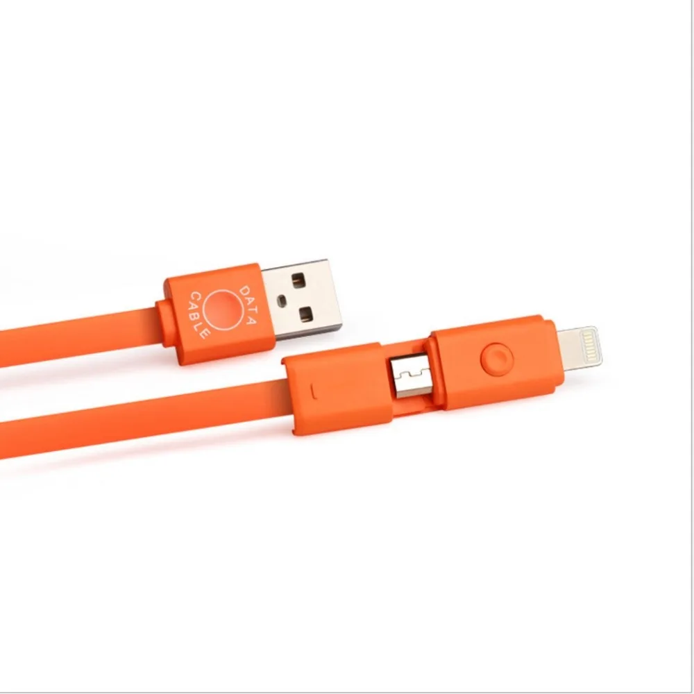 Кабель Micro Usb для IPhone Запасных Частей 2 В 1 Зарядки линия Мобильный Телефон Samsung