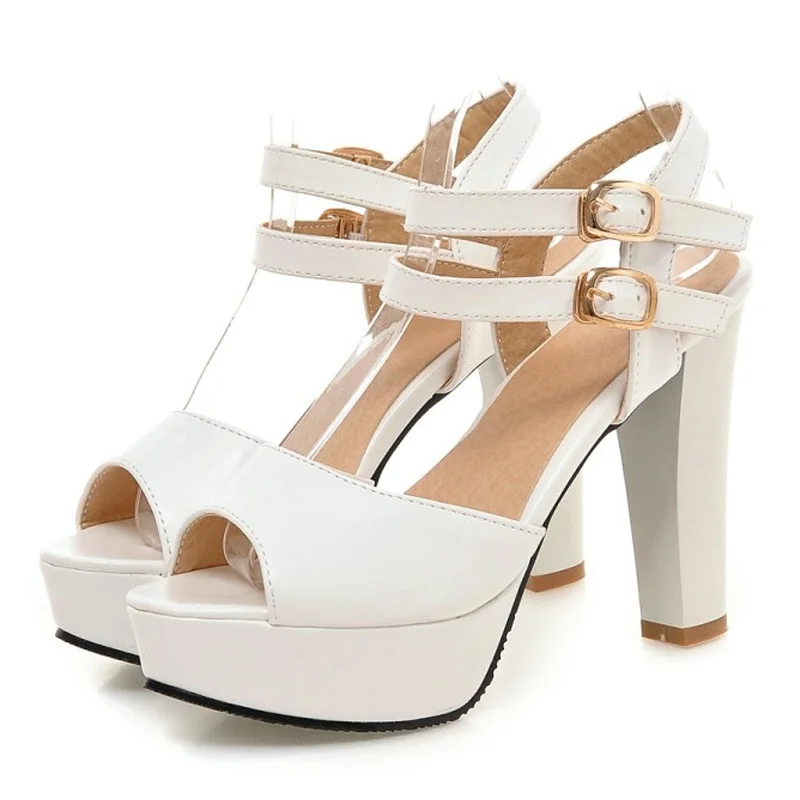 Женские босоножки на платформе и высоком каблуке женская пикантная качественная