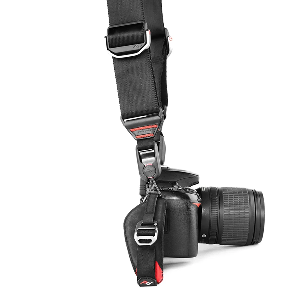 Ремень для камеры из ПУ кожи с пиковым дизайном Andoer наручный ремень Nikon Canon Sony DSLR