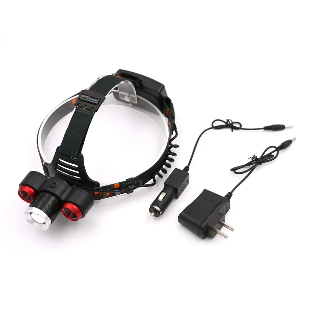 Ligteny светодио дный фары 6-режим 6000LM фар Micro USB Перезаряжаемые глава факел кемпинг охоты Водонепроницаемый фонарик