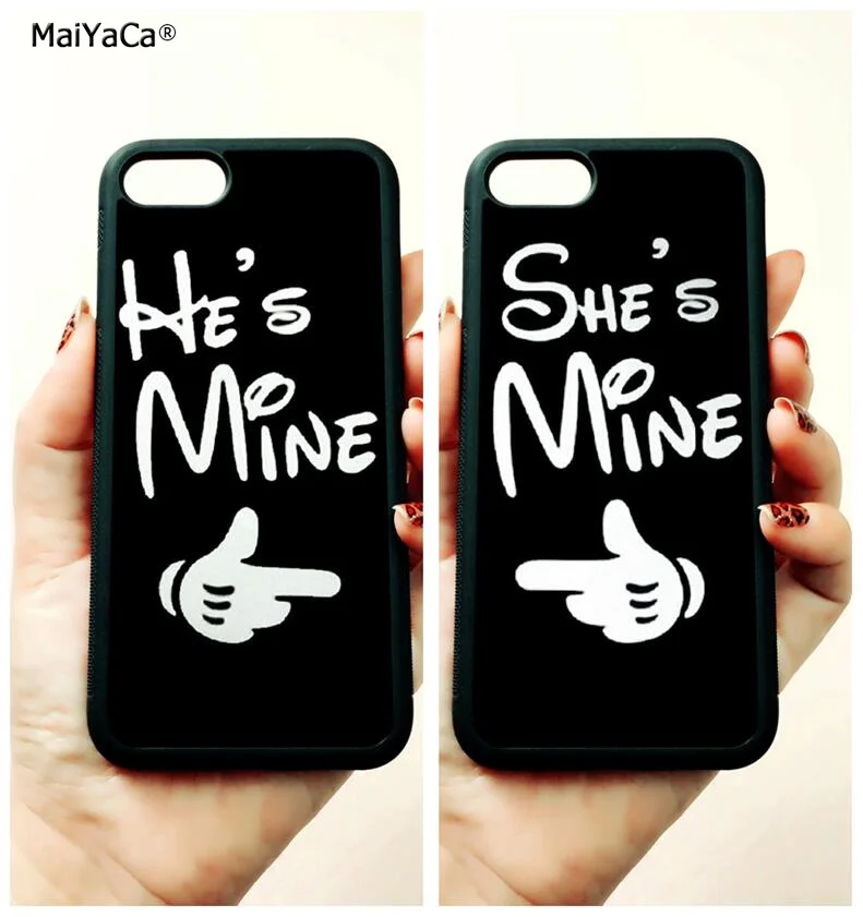 Мягкие чехлы BFF с надписью love couple she he is mine для телефонов apple iPhone 11 pro max 5s SE 6 6s plus 7 7plus
