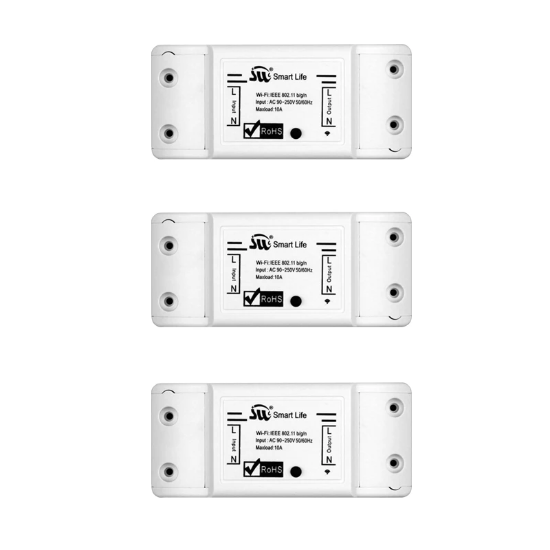 3 PCs DIY WiFi умный Светильник Универсальный таймер выключателя беспроводной пульт дистанционного управления работает с Alexa Google Home умный дом 1 шт - Цвет: 3 PCs
