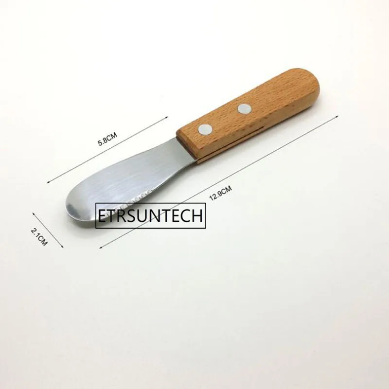 Нож для сыра шпатель из нержавеющей стали нож масла с деревянной ручкой скребок