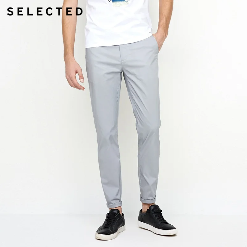 Выбранные Slim fit линии талии длинные штаны S | 4182W2517|Повседневные брюки|