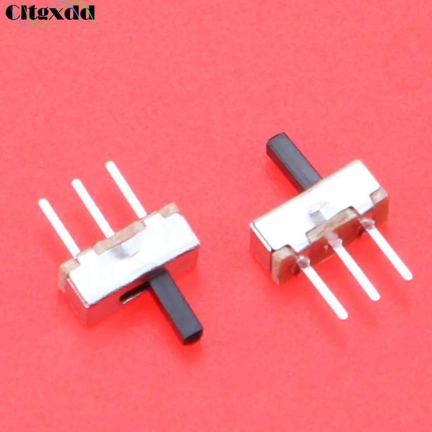 

cltgxdd 1pcs SS12D00G5 Toggle Switch 2 Position SPDT 1P2T 3 Pin Interruptor ON-OFF PCB Panel Mini Vertical Slide Switch
