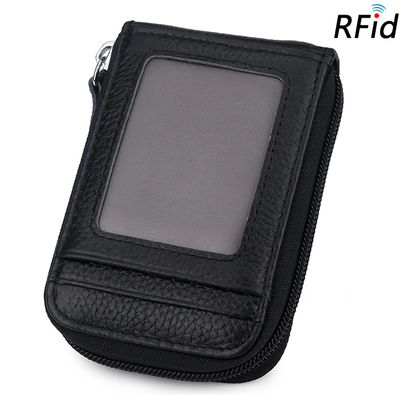 Новое поступление 100% Чехол для карт из натуральной кожи с блокировкой
