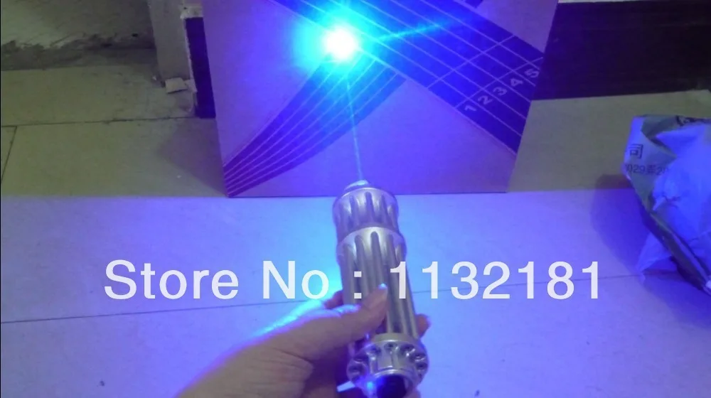 2015j-HotReal 2000mw 2W Blue Laser Pointer with battery and charger aluminum case free safety glasses | Компьютеры и офис