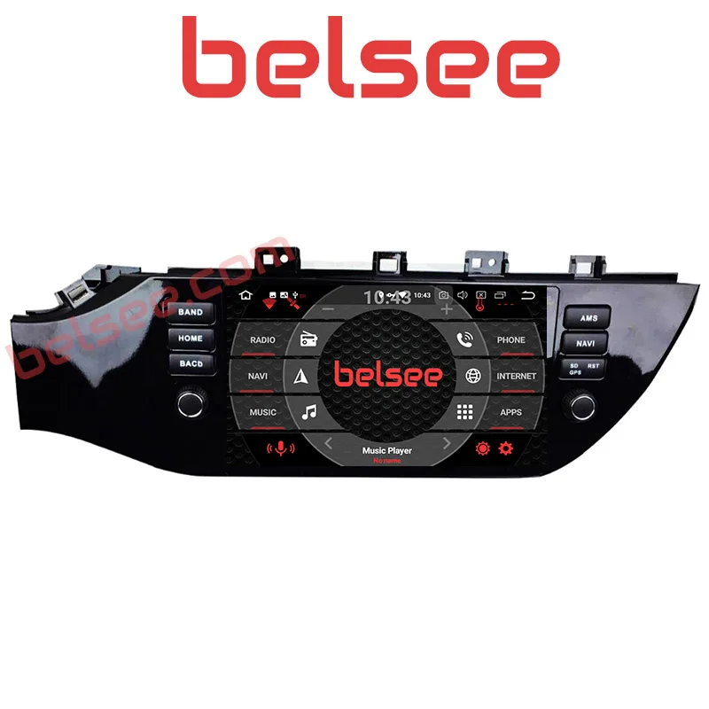 Belsee Kia Rio Android 8 автомобильное радио Sat Nav Авторадио Стерео с WiFi Bluetooth Сенсорный экран 4 ГБ 32 ГБ PX5 Восьмиядерный