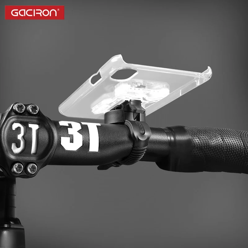 Держатель для телефона на велосипед Gaciron H03 подставка руля дорожного велосипеда