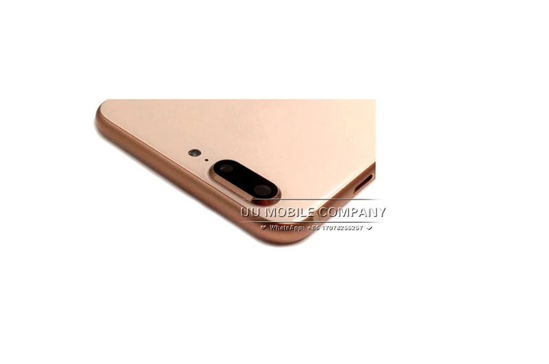 Задняя крышка батарейного отсека хорошего качества для iphone 6P 6SP 7P до 8P Корпус Шасси задняя дверь средняя рамка без разъема для наушников