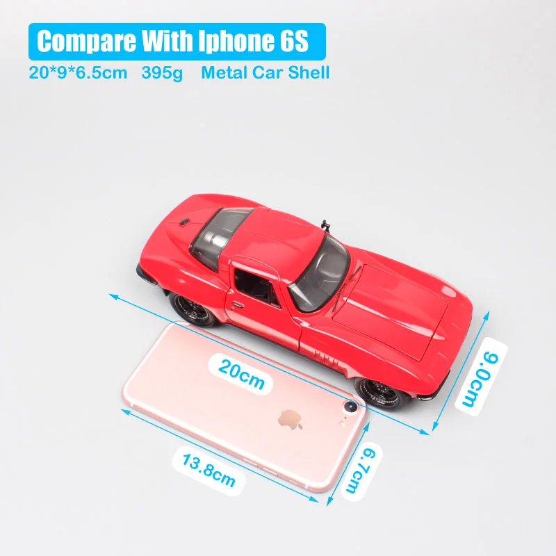 Детские 1:24 Jada the letty CHEVY Corvette 1966 Chevrolet Diecasts автомобили модели весы автомобильные