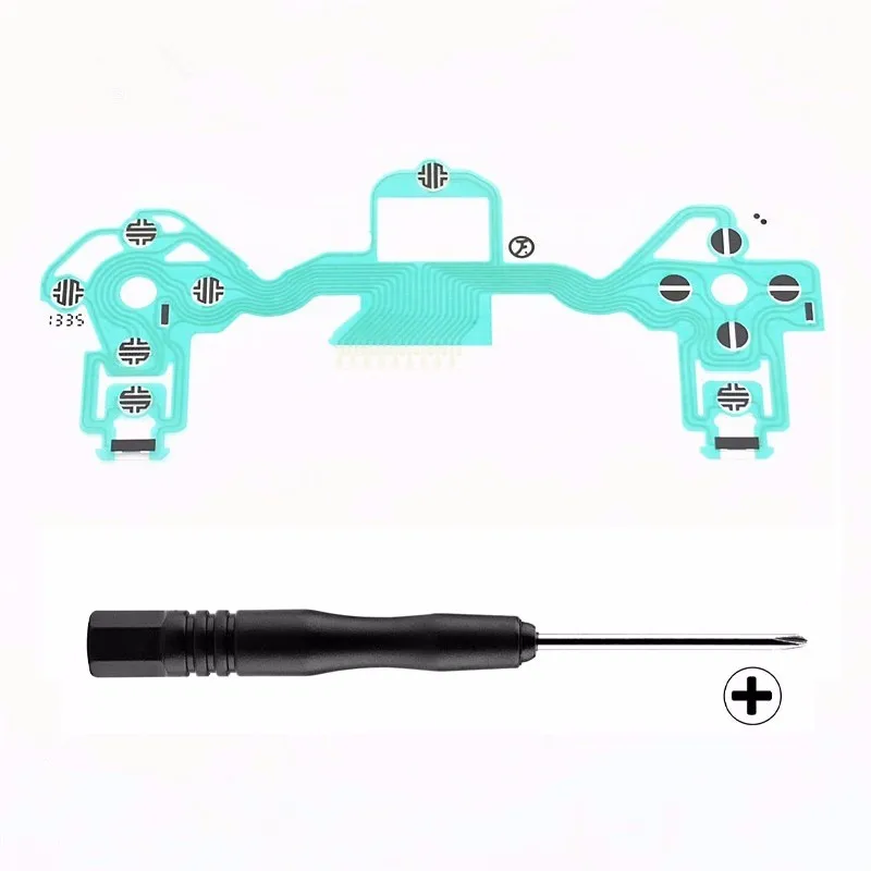

PS4 Controller Conductive Film Button Ribbon Flex Cable for JDM-001/JDM-011/JDM-010 DUALSHOCK 4 PS4 Wireless Controller
