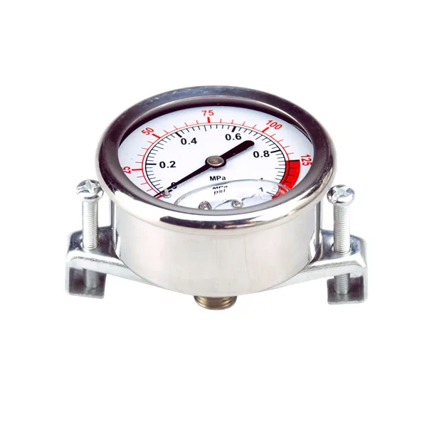 

High quality pressure gauge with axial band support 0-1MPA