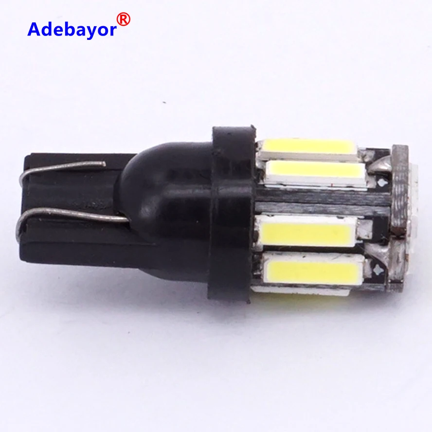 10 шт. t10 DC12v smd 194 W5W 7014 светодиодное автомобильное освещение 7020 для стайлинга