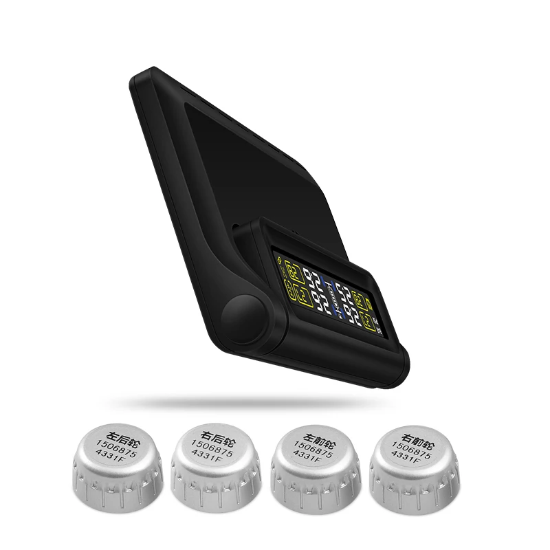 T680 WI Автомобильная TPMS система мониторинга давления в шинах Солнечная зарядка 4