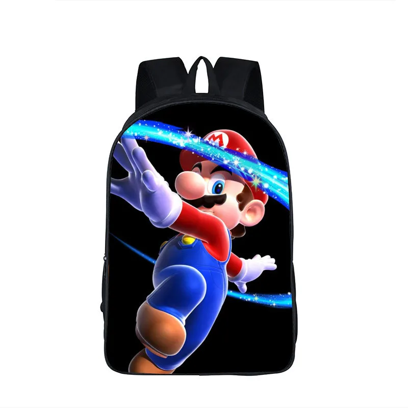 Мультфильм Марио/smash рюкзак Bros детей школьные ранцы для подростка обувь мальчиков девочек bagpack Дети Школьный Рюкзак Книга сумка
