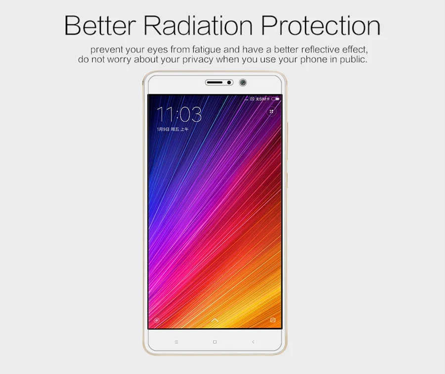 

NILLKIN for Xiaomi Mi 5s plus Super Clear Anti-fingerprint Protective Film OR Matte Screen Protector Film For Xiaomi 5s plus