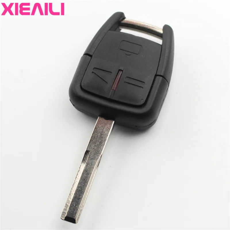 XIEAILI OEM 3 кнопки транспондера удаленный ключевой чехла для Opel Vectra/Astra/Omega HU43 смарт-ключ Fob чехол S477
