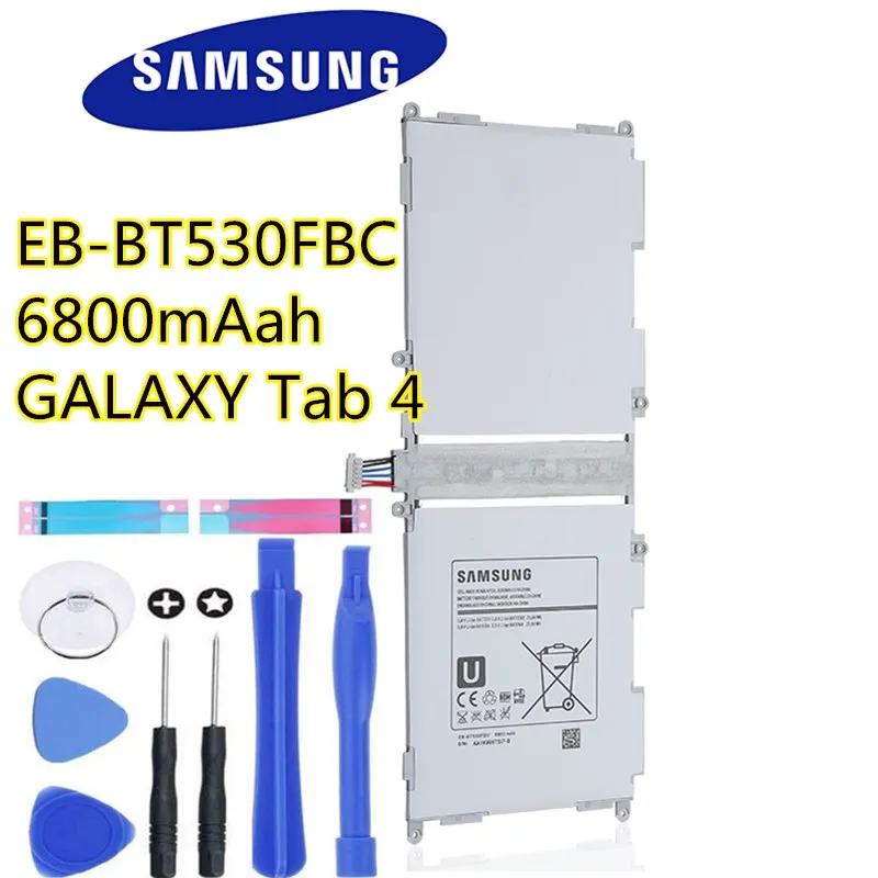 6800 мА/ч EB BT530FBC BT530FBE Замена Батарея для Samsung Galaxy Tab 4 10 1 &quotT531 T535 T530 P5220 SM