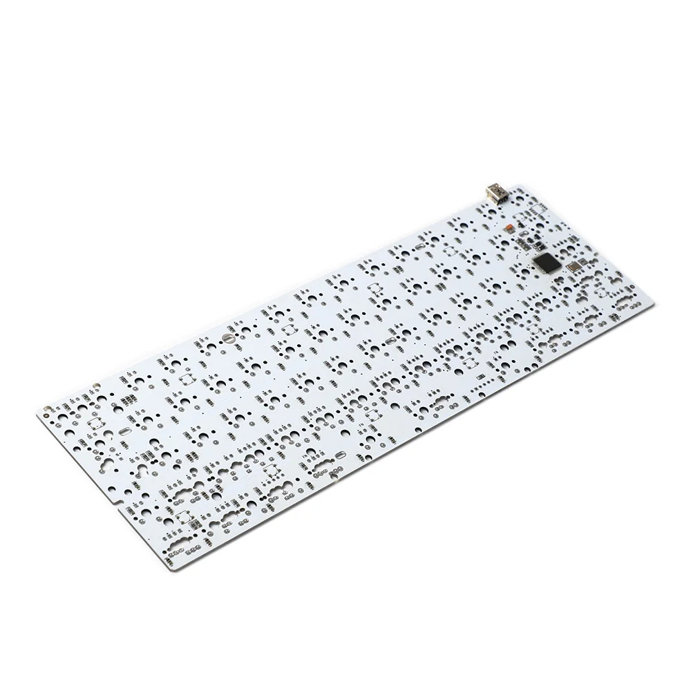 Bface Mini No RGB GH60 64 Minila PCB полностью программируемый для DIY механическая клавиатура Poker Faceu HHKB светодиодный Поддержка - Цвет: Bface Mini No RGB