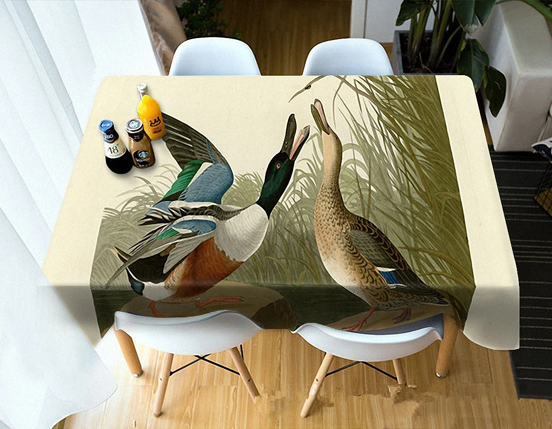 Duck High quality super three-dimensional 3D rural tablecloth bedside cabinet cover cloth tapestry banners flag wall decor | Дом и сад