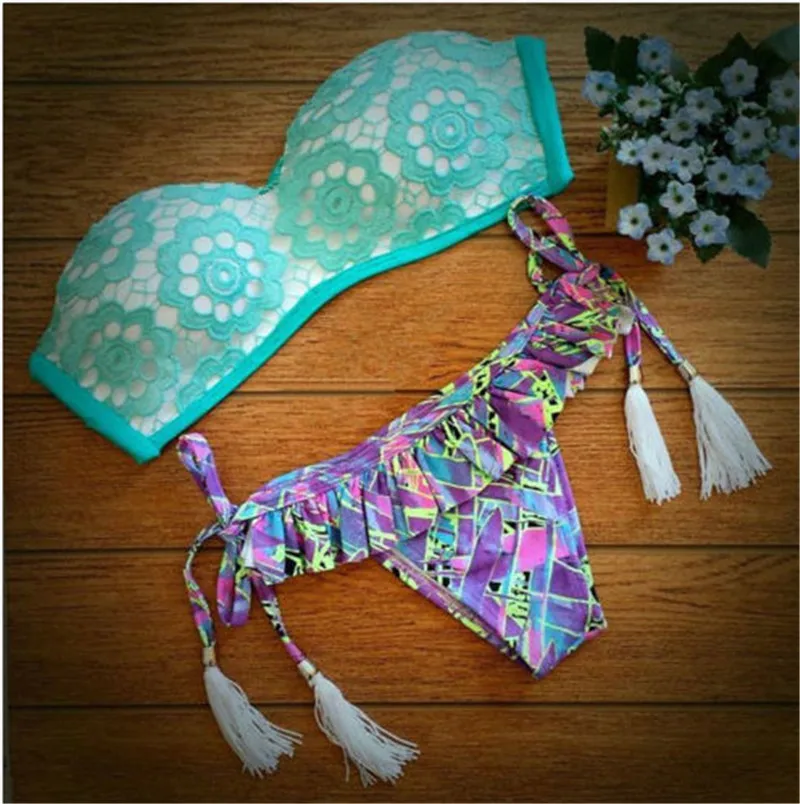 2018 г. Женская пляжная одежда бикини комплект сексуальная женщина купальники Maillot