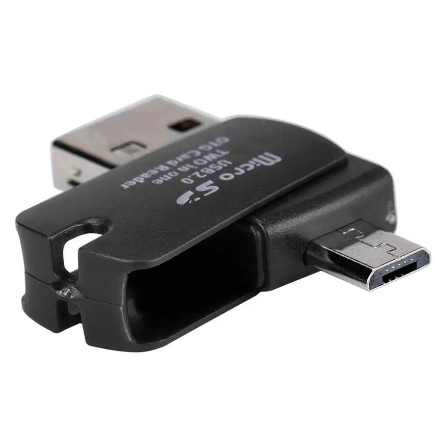 Высокоскоростной мини OTG USB 2 0 Micro SD TF T Flash кард ридер адаптер AU24 Прямая