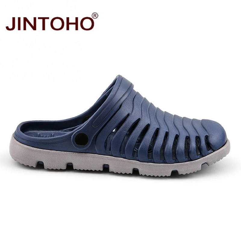 Мужские шлепанцы jintoho летние дышащие пляжная обувь 2019 |