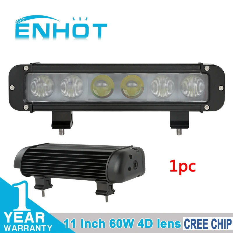 Светодиодный прожектор ENHOT 4D 11 дюймов 60 Вт | Автомобили и мотоциклы