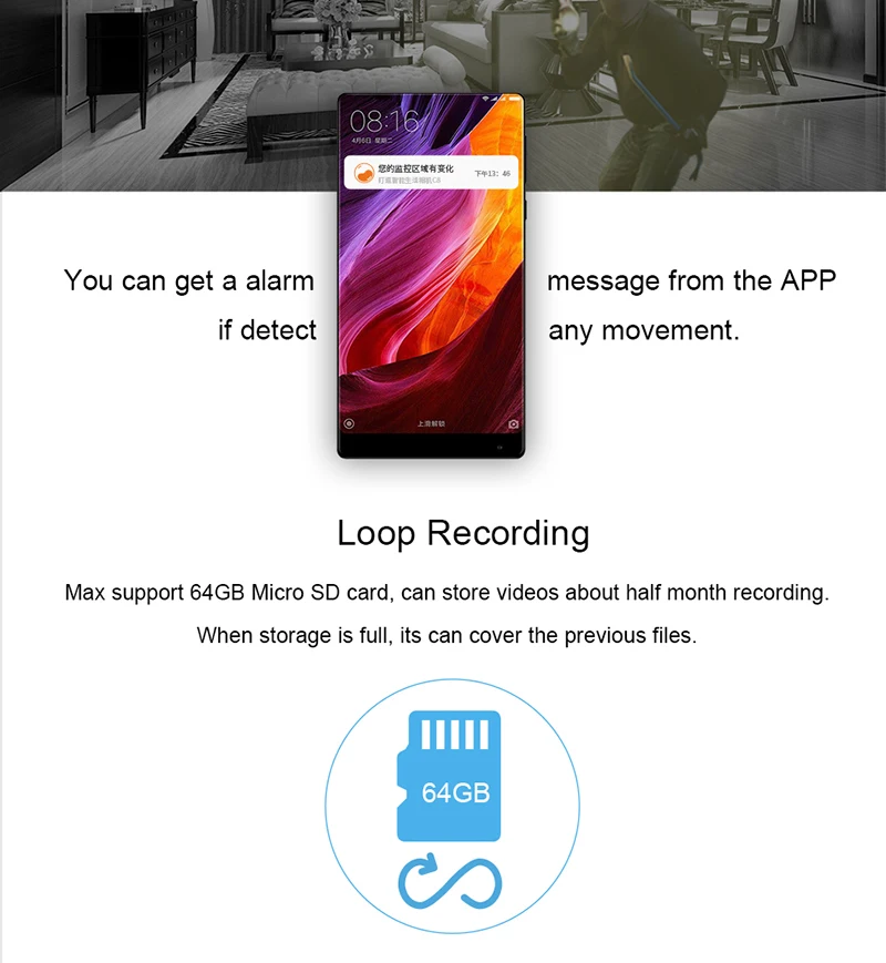 Мини-камера, Wi-Fi, IP, HD, ночное видение, 720 P, видеокамера, Android, для улицы, DVR DV, 140 градусов, широкий угол обзора, обнаружение движения, портативная камера