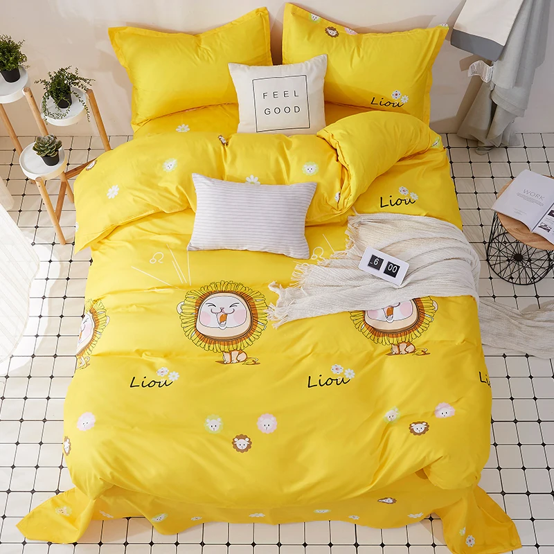 Милый рыбы Постельное белье мягкие постельное белье, наволочки для подушек, 3/постельный комплект из 4-х элементов queen King богемный комплект, Roupa De Cama белый серый постельное белье
