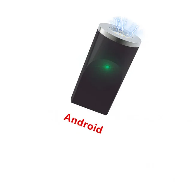 Магнитный Кабель-адаптер для Iphone samsung, магнитный Micro USB разъем type-C, адаптер для зарядки для IPhone, Android, кабели для зарядки - Цвет: black-only Micro