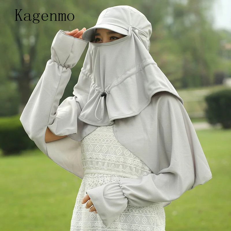 

Kagenmo Sunbonnet 360 sun hat sun hat female summer male baseball neck protection anti-uv