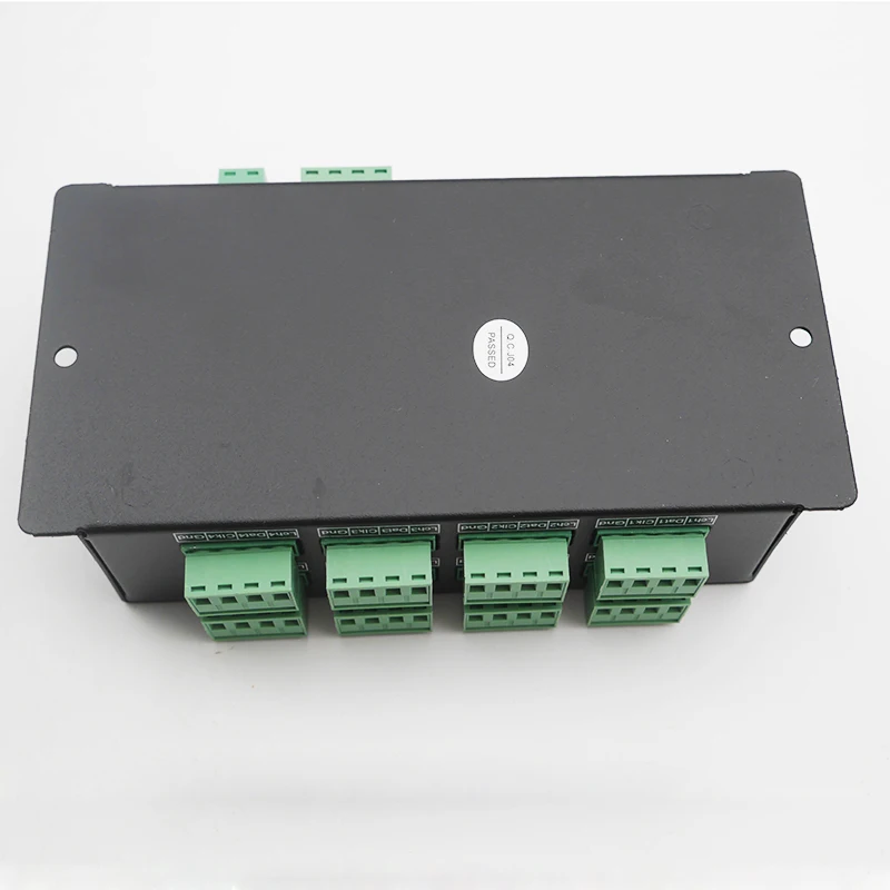 DC12V-24V HC800 8 каналов 8 порты вывода SPI TTL сигнал синхронизатор светодиодный Усилитель для полного сна цветной пиксельный светодиодный свет