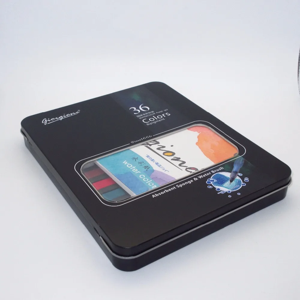 Профессиональные твердые фотощетки 36 цветов карандаш с древесным углем 8 шт.