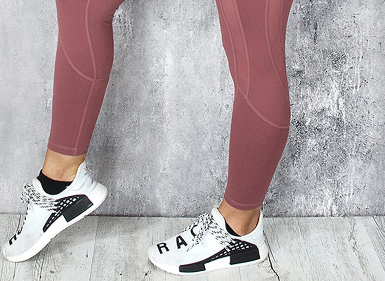 Sevencolorfit, штаны для йоги с карманами, высокая талия, женские сетчатые леггинсы с дырочками, для спортзала, бега, тренировки, леггинсы, спортивная одежда для фитнеса