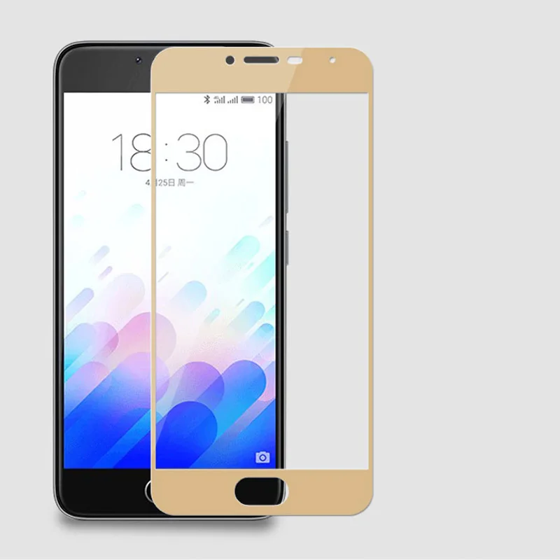 3D закаленное стекло с полным покрытием для Meizu M3 Note M3note 5 дюйма защитная пленка