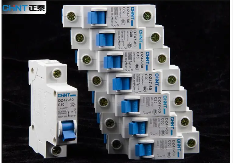 Новый DZ47-60 1P C10 CHNT автоматический выключатель AC 230V /400V 20A контроля воздуха защита