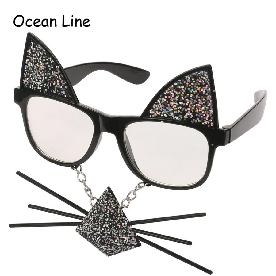 Funny Cat Costume Mask Novelty Glasses Halloween Party Photobooth Props Favors Accessories Supplies Decoration Gifts | Дом и сад