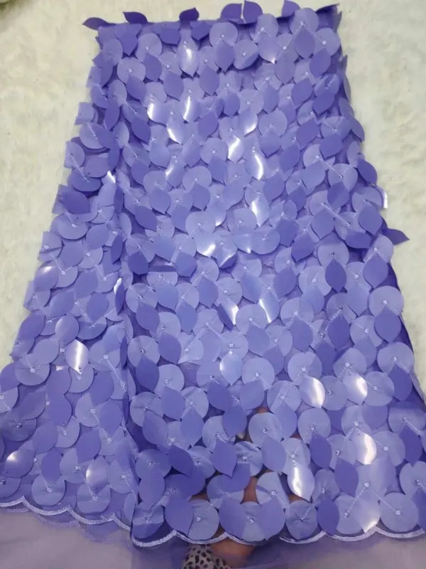 fashion 3d sequin African Evening Dress Fabrics New Nigeria Sequined Embroidered Lace Fabric ffhd412 | Дом и сад