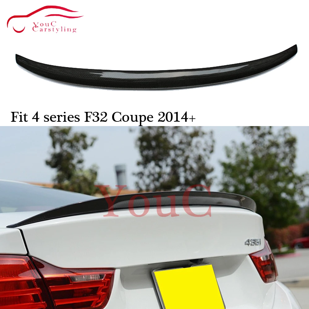 F32 Coupe спойлер из углеродного волокна крыло для BMW 4 серии 428i 435i M performance Style багажник