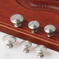 diameter 23mm 27mm zinc satin nickel cabinet pull cupboard drawer handle knobs wardrobe handle with screw furniture hardware