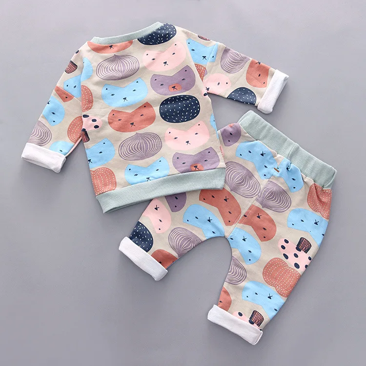 Корейский комплект одежды с длинными рукавами для маленьких мальчиков новинка