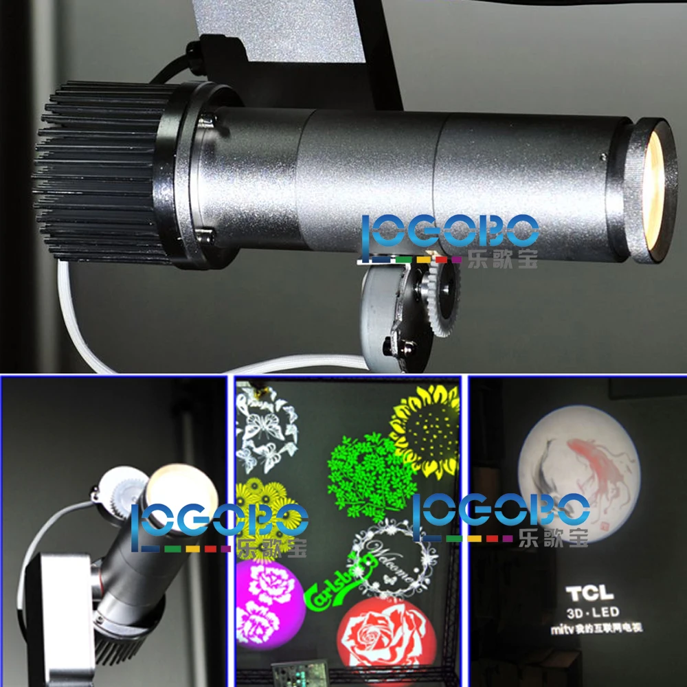

(Pack of 6) Portable 20W Led Lamp Custom LED Image Rotate Logo Gobo Projector Avize Night Unicorn Party Deco Fairy Wall Lighting