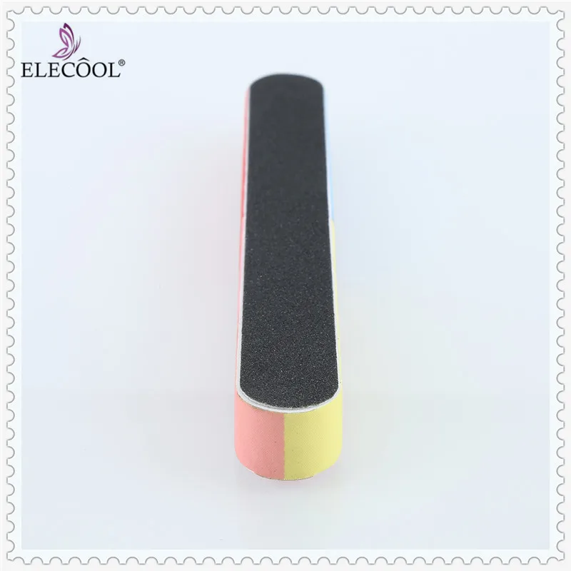 Elecool 2 шт. пилка для ногтей блок пилочки для маникюра и педикюра Инструменты полоса бар песок бумага пена УФ гель набор пилочка инструменты