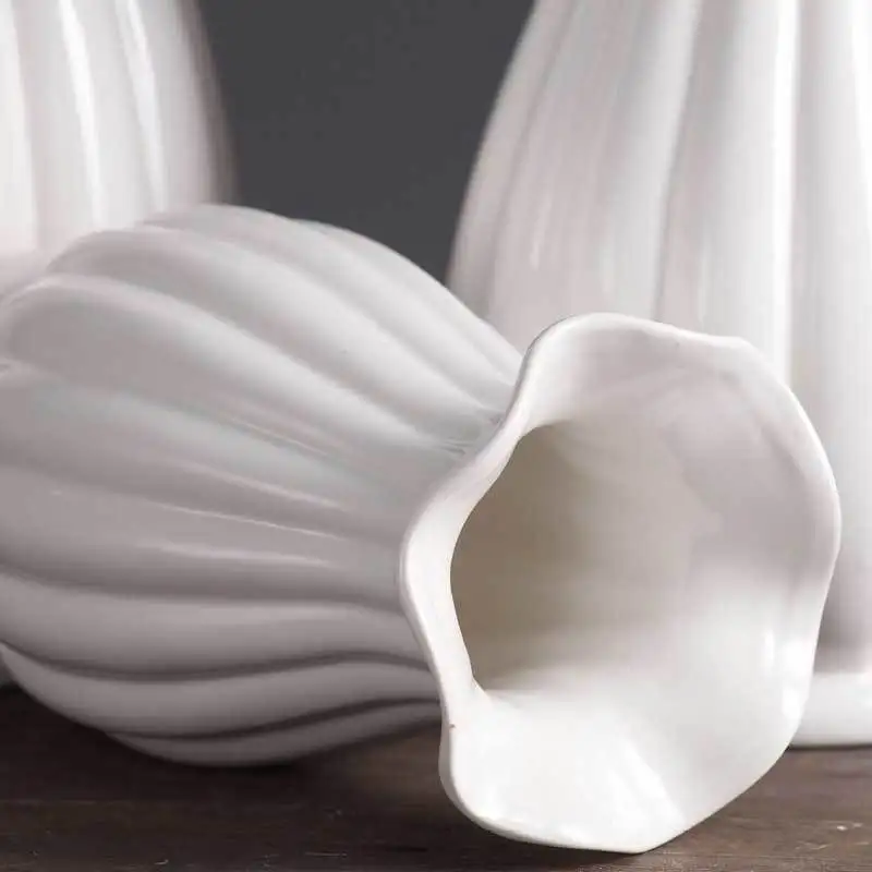 Современные керамические вазы с большой глазурью для живота свадеб центровые