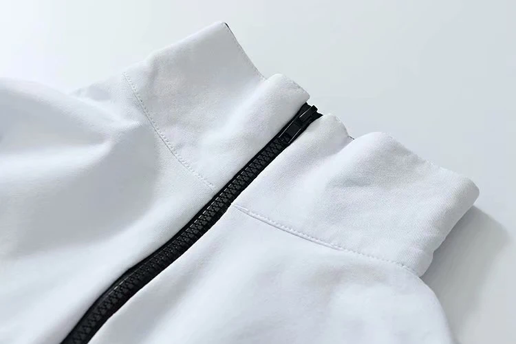Spring Loose Short Turtleneck sweatshirt White Holes Harajuku kpop Streetwear High Waist Pullover Sweatshirt women | Женская одежда